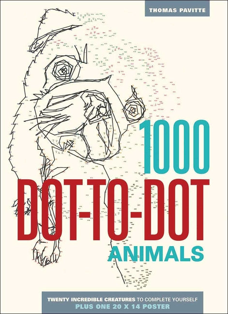 Book cover for 1000 Dot-To-Dot: Animals