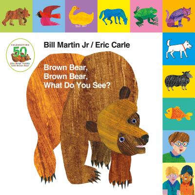 Book cover for Lift-The-Tab: Brown Bear, Brown Bear, What Do You See? 50th Anniversary Edition