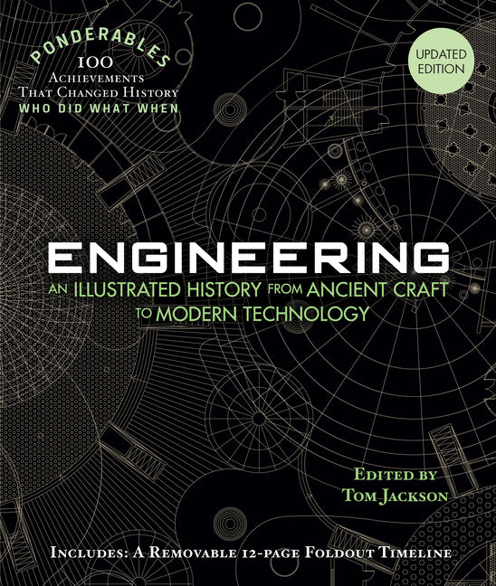 Book cover for Engineering: An Illustrated History from Ancient Craft to Modern Technology (100 Ponderables)