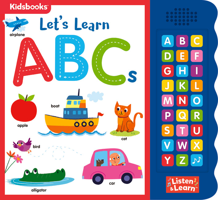 Book cover for 27-Button Sound Book Let's Learn ABCs