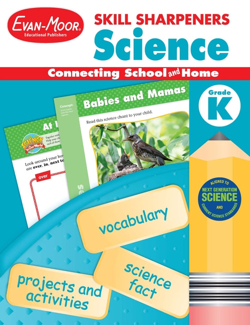 Book cover for Skill Sharpeners: Science, Kindergarten Workbook