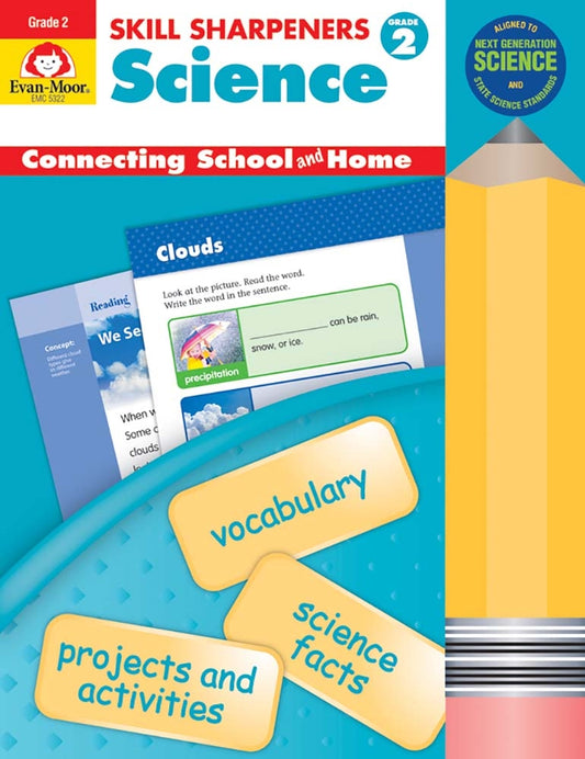 Book cover for Skill Sharpeners: Science, Grade 2 Workbook