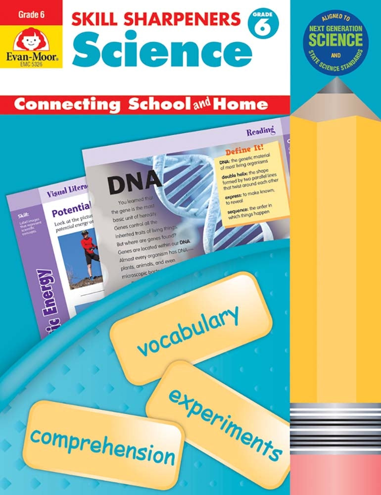 Book cover for Skill Sharpeners: Science, Grade 6 Workbook