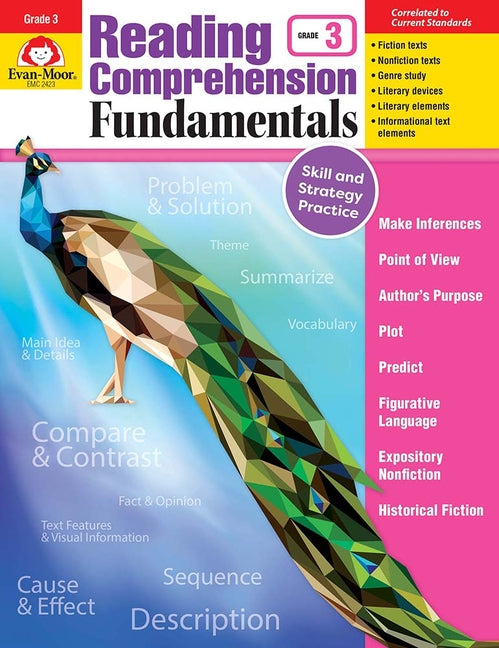 Book cover for Reading Comprehension Fundamentals, Grade 3 Teacher Resource (Teacher)