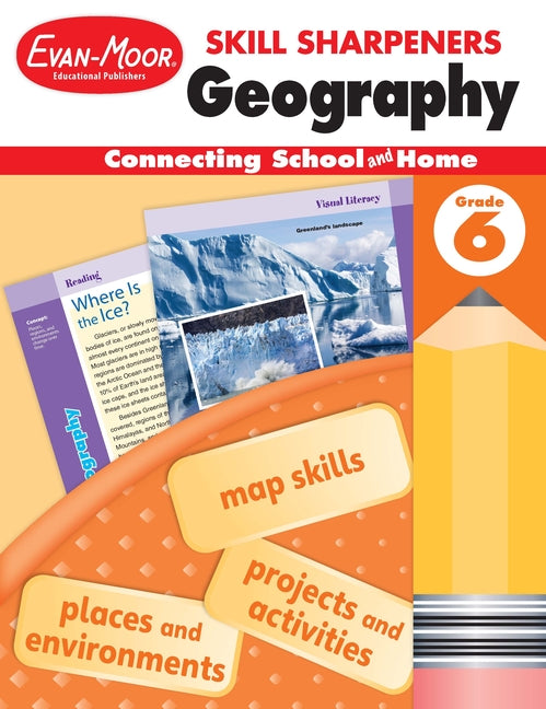 Book cover for Skill Sharpeners: Geography, Grade 6 Workbook