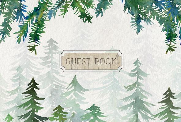 Book cover for Guest Book Cabin Edition