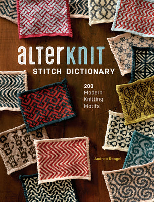 Book cover for Alterknit Stitch Dictionary: 200 Modern Knitting Motifs