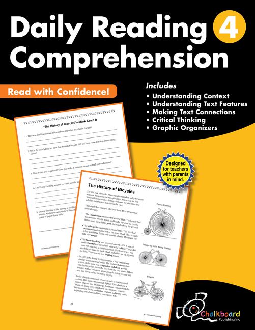 Book cover for Daily Reading Comprehension Grade 4