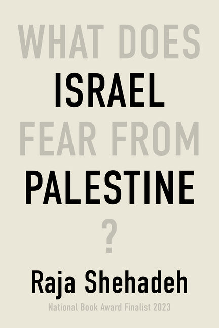 Book cover for What Does Israel Fear from Palestine?