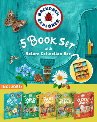 Book cover for Backpack Explorer 5-Book Set with Nature Collection Box