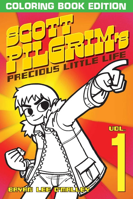 Book cover for Scott Pilgrim's Precious Little Life Coloring Book