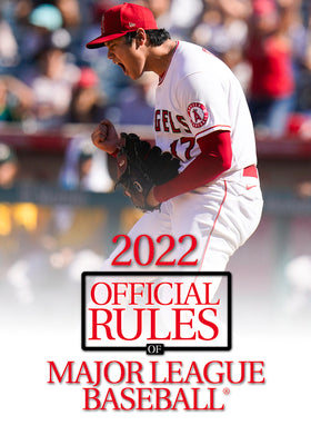 Book cover for 2022 Official Rules of Major League Baseball