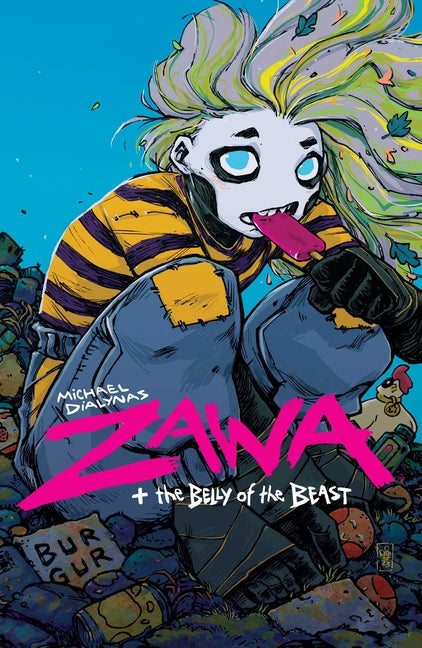 Book cover for Zawa + the Belly of the Beast