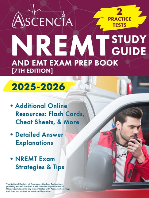 Book cover for NREMT Study Guide 2025-2026: 2 Practice Tests and EMT Exam Prep Book [7th Edition]