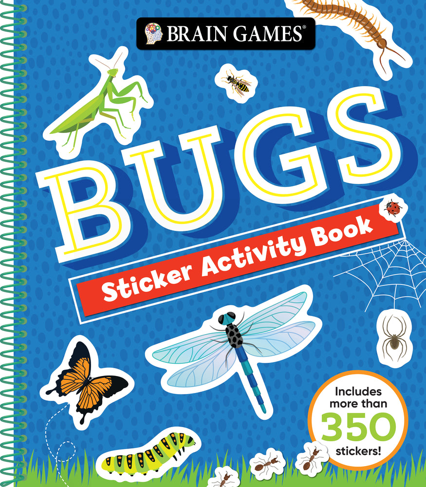Book cover for Brain Games - Sticker Activity Book: Bugs