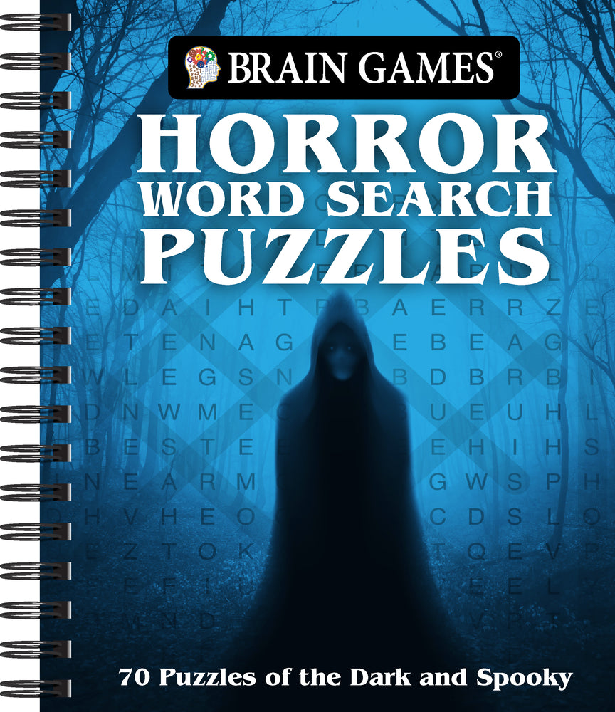 Book cover for Brain Games - Horror Word Search Puzzles: 70 Puzzles of the Dark and Spooky