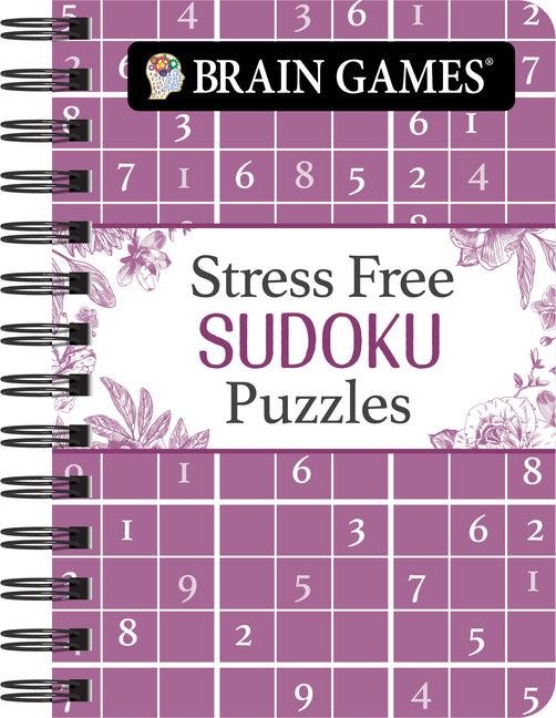 Book cover for Brain Games - To Go - Stress Free: Sudoku Puzzles (Purple): Volume 2