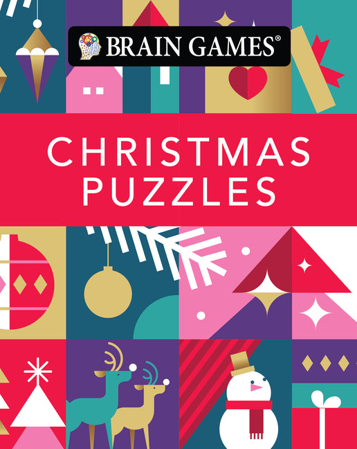 Book cover for Brain Games - Take-Along - Christmas Puzzles (Stocking Stuffer - Design Cover): Volume 2