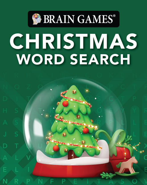 Book cover for Brain Games - Take-Along - Christmas Word Search (Stocking Stuffer)