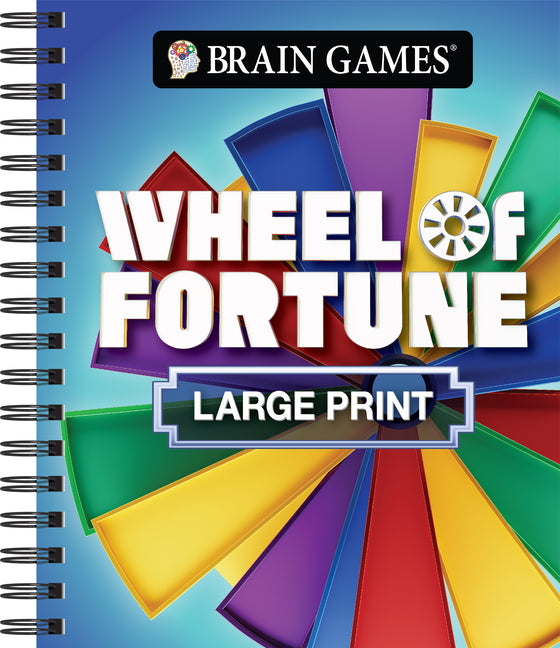Book cover for Brain Games - Wheel of Fortune - Large Print