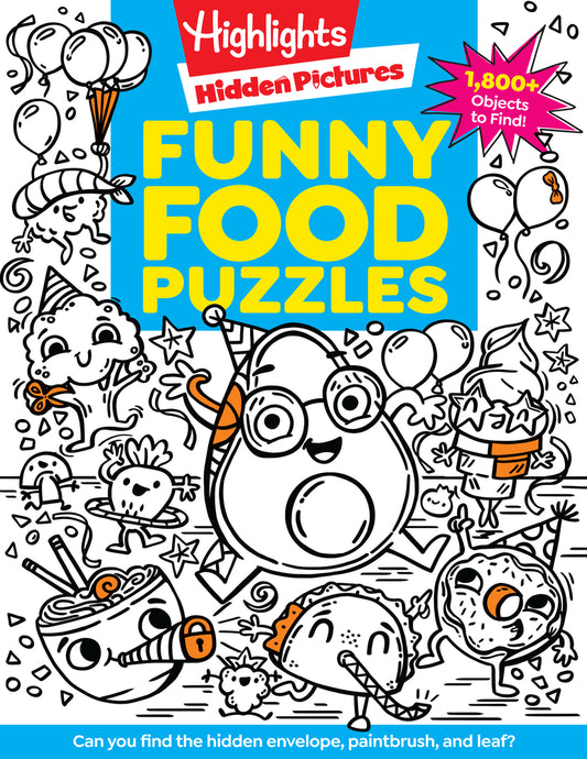 Book cover for Funny Food Puzzles