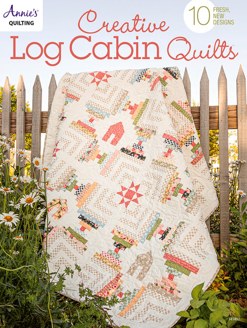 Book cover for Creative Log Cabin Quilts: 10 Fresh, New Designs
