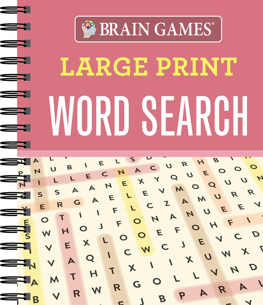 Book cover for Brain Games - Large Print Word Search