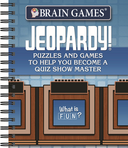 Book cover for Brain Games - Jeopardy!: Puzzles and Games to Help You Become a Quiz Show Master