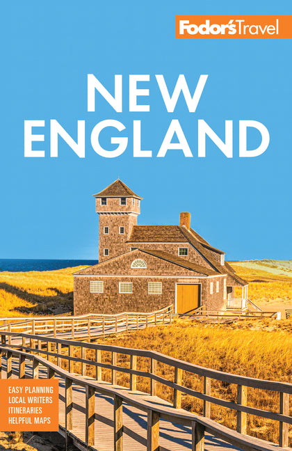 Book cover for Fodor's New England: With the Best Fall Foliage Drives, Scenic Road Trips & Acadia National Park