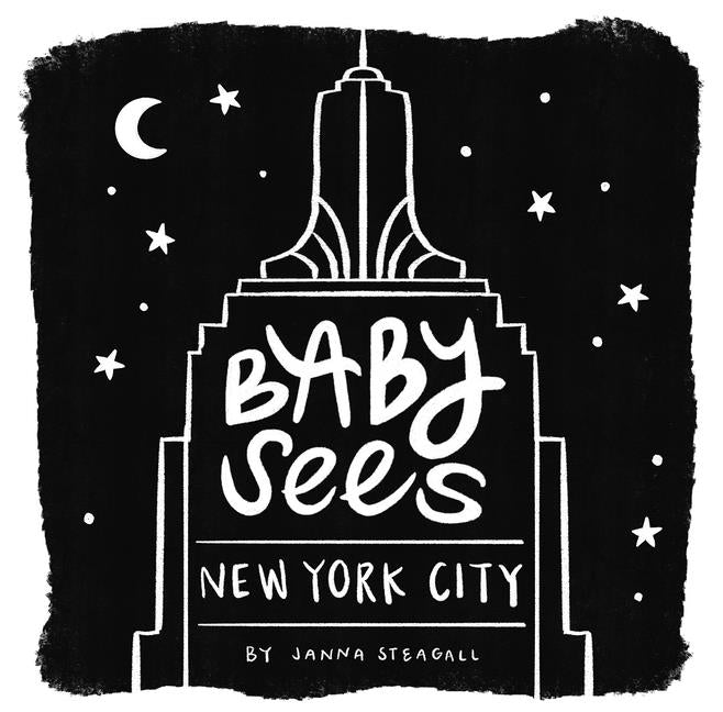 Book cover for Baby Sees New York City: A High-Contrast Board Book for Babies