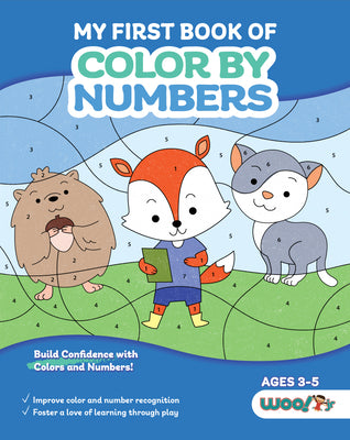 Book cover for My First Book of Color by Numbers: (Build Confidence with Colors and Numbers)