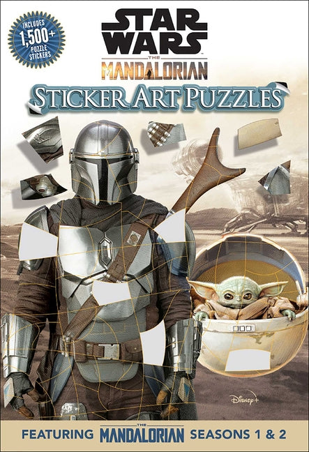 Book cover for Star Wars: The Mandalorian Sticker Art Puzzles