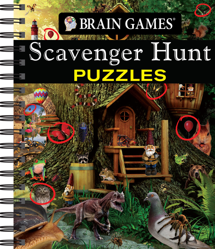 Book cover for Brain Games - Scavenger Hunt Puzzles
