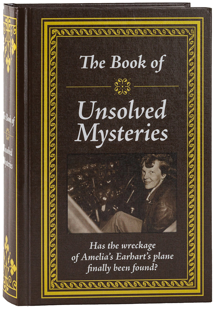 Book cover for The Book of Unsolved Mysteries