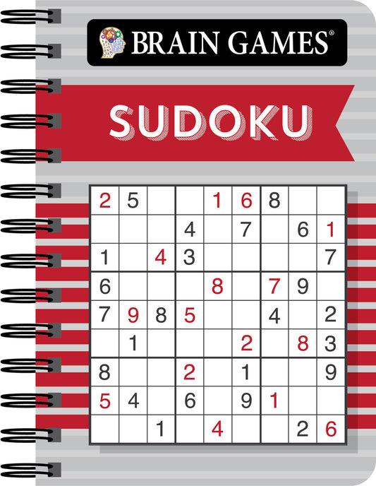Book cover for Brain Games - To Go - Sudoku (Red)