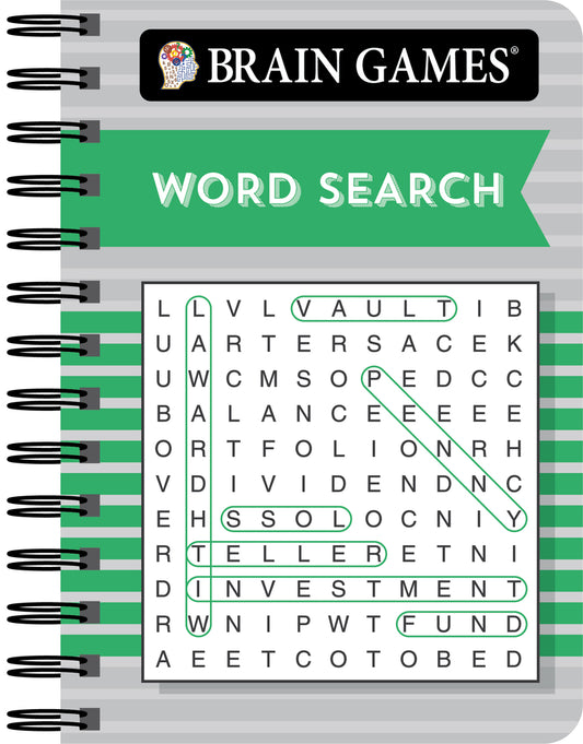 Book cover for Brain Games - To Go - Word Search (Green)