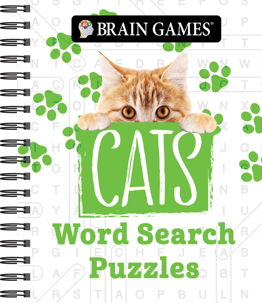 Book cover for Brain Games - Cats Word Search Puzzles