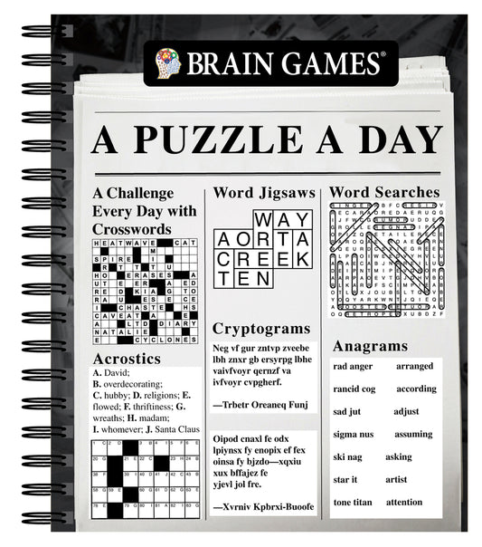 Book cover for Brain Games - A Puzzle a Day