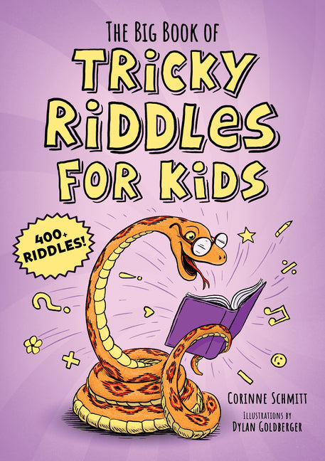 Book cover for Big Book of Tricky Riddles for Kids: 400+ Riddles!