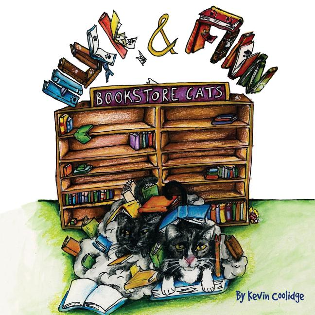 Book cover for Huck & Finn, Bookstore Cats