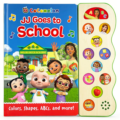 Book cover for Cocomelon Jj Goes to School
