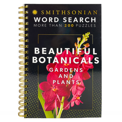Book cover for Smithsonian Word Search Beautiful Botanicals Gardens and Plants