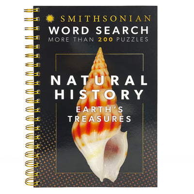 Book cover for Smithsonian Word Search Natural History: Earth's Treasures
