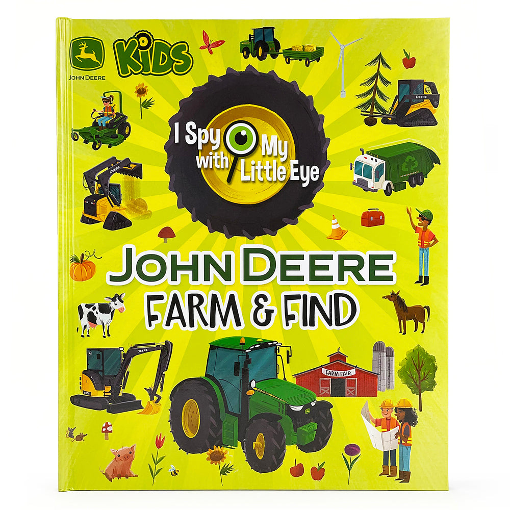 Book cover for John Deere Kids Farm & Find (I Spy with My Little Eye)