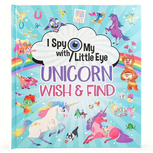 Book cover for Unicorn Wish & Find (I Spy with My Little Eye)