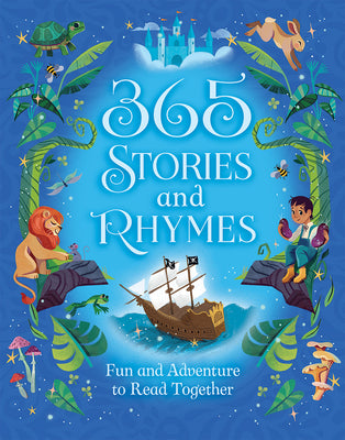 Book cover for 365 Stories and Rhymes Treasury Blue: Fun and Adventure to Read Together