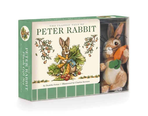 Book cover for The Peter Rabbit Plush Gift Set (the Revised Edition): Includes the Classic Edition Board Book + Plush Stuffed Animal Toy Rabbit Gift Set [With Plush]