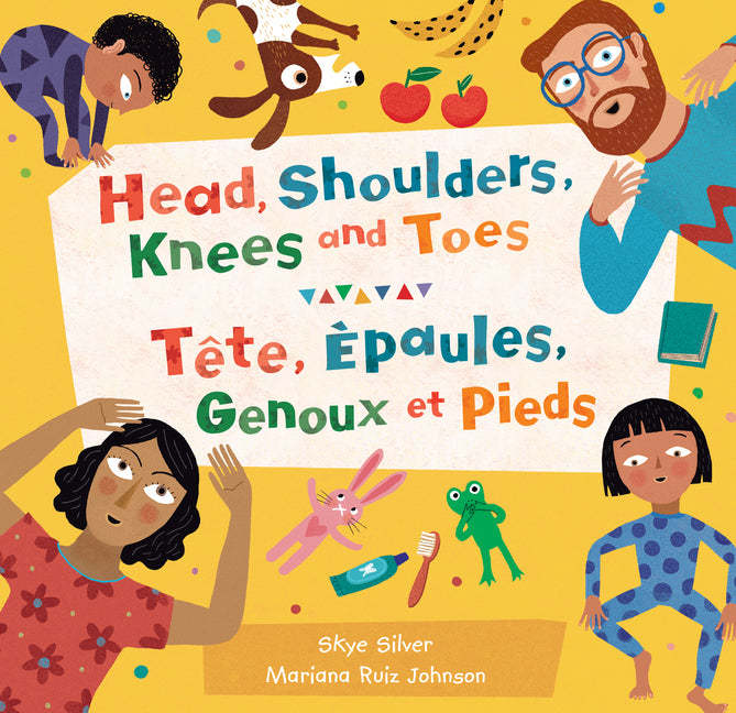 Book cover for Head, Shoulders, Knees and Toes (Bilingual Spanish & English) (Bilingual)