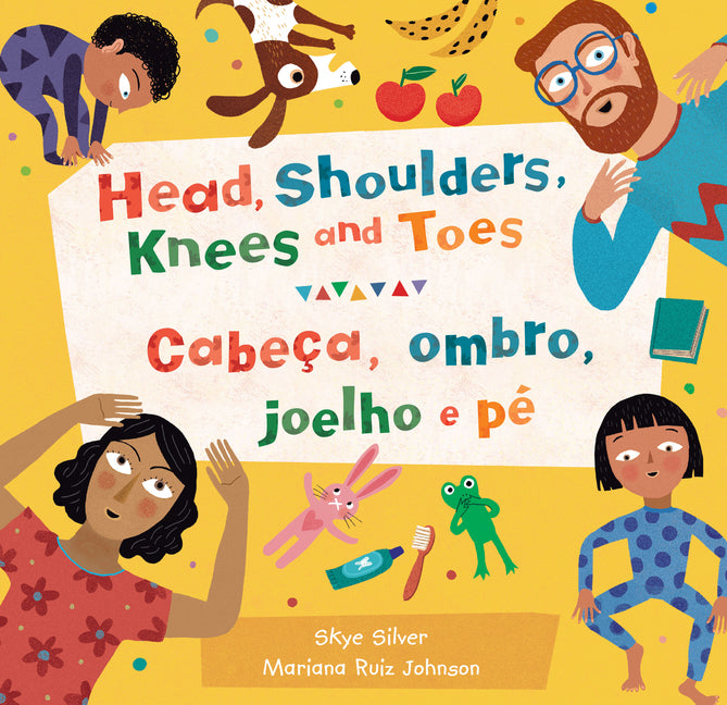 Book cover for Head, Shoulders, Knees and Toes (Bilingual Spanish & English) (Bilingual)