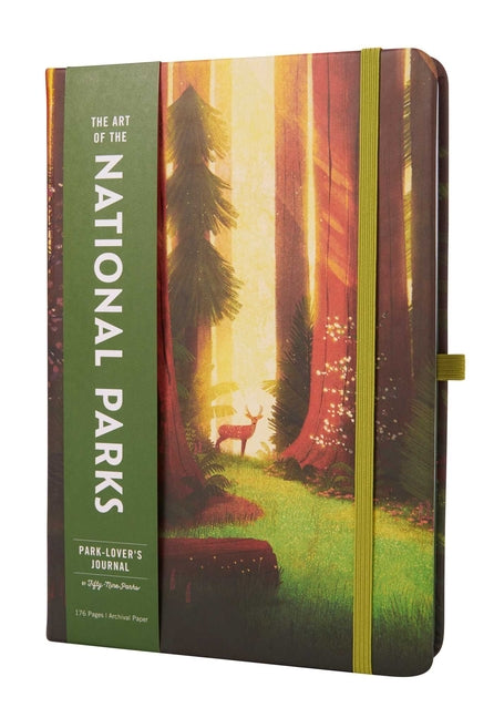 Book cover for The Art of the National Parks: Park-Lover's Journal (Fifty-Nine Parks)